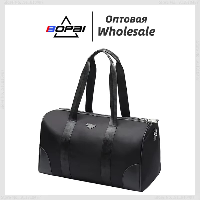 BOPAI Waterproof Travel Unisex Large Capacity Sports Fiess Lightweigh Outdoor Men Handbag Lage Bag