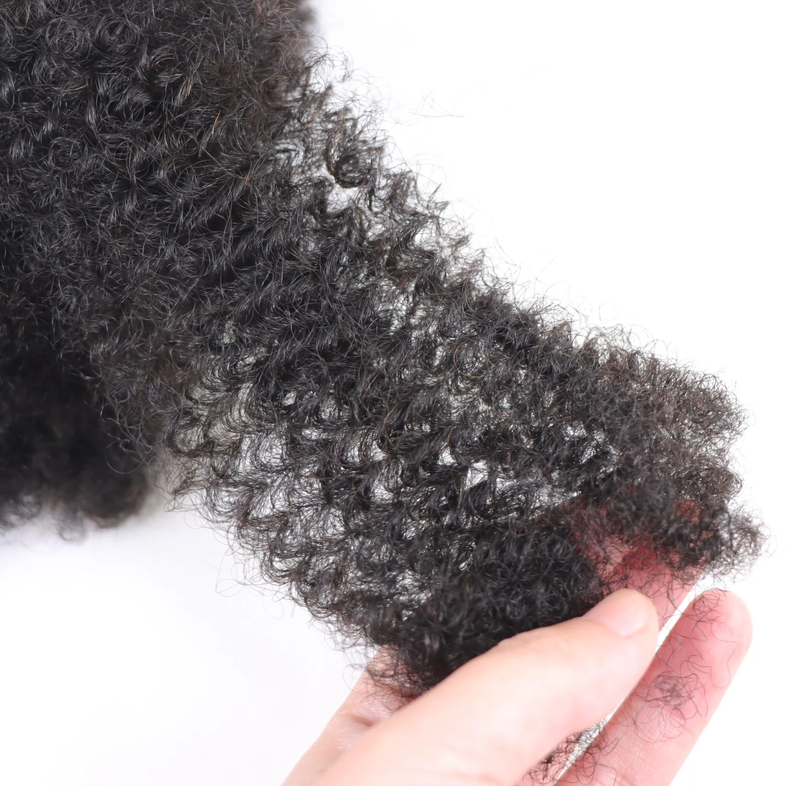 50g Dreadlocks Afro Kinky Curly Human Hair For Women Colored Crochet Braiding No Weft Indian Virgin Hair Bulk 240117