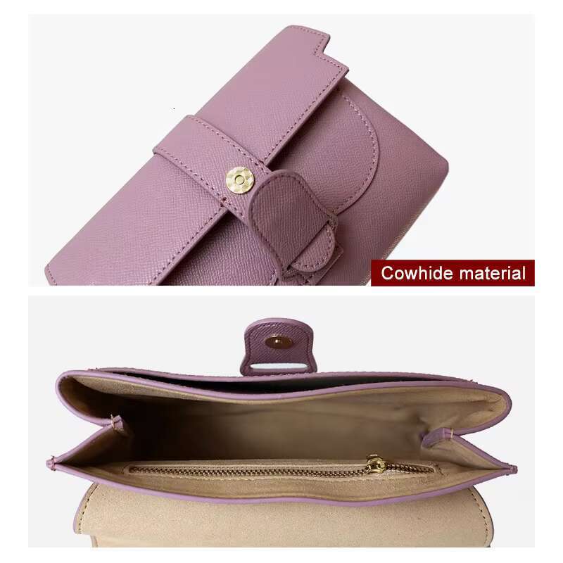 Genuine Leather Waist Bag Fashion Clutch Handbags Women's High Quality Cowhide Retro Style Chest Crossbody Shoulder Bags