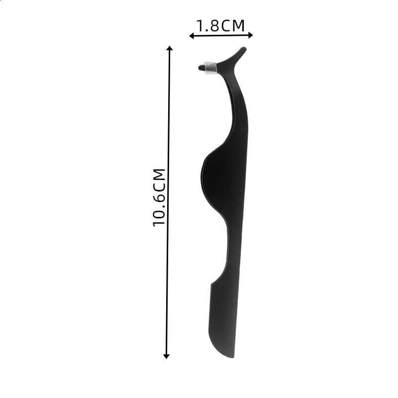 Dual Color Handle Curling Eyelash Clip Artificial Assistant Eyebrow Trimmer Steel Needle Portable Makeup Tool 250115