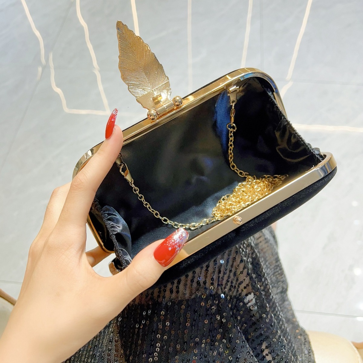 New Handbag With High-End Suede Texture For Women's Weddings, Birthdays, Banquets, Single Shoulder Crossbody, And Dinner Bags