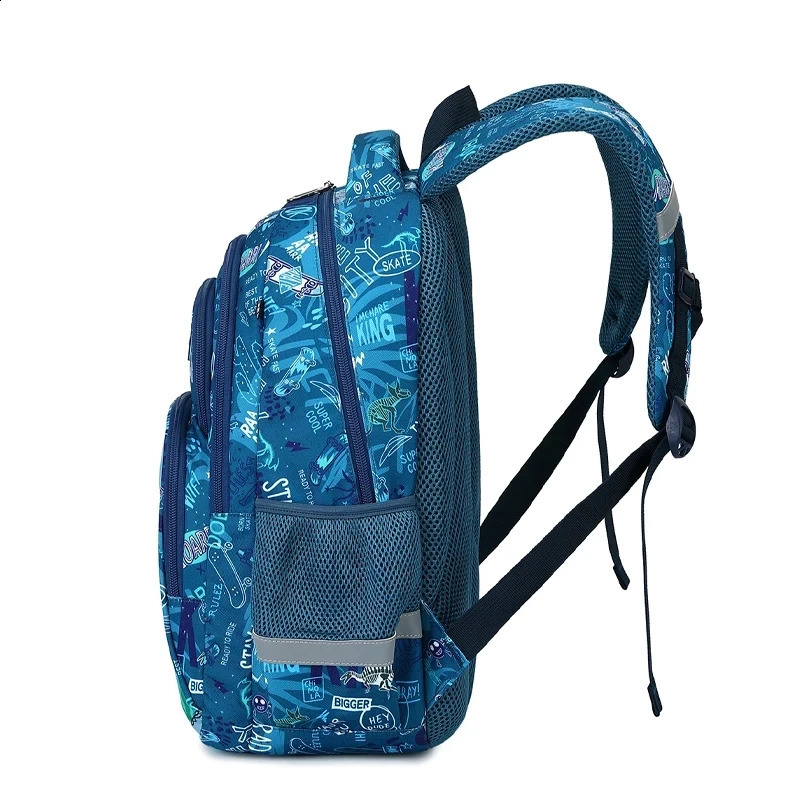 Boy Schoolbag Dinosaur Backpack Set with Lunch Box Pencil Case Girl School Bag for Kids Elementary Preschool Cartoon Schoolbag 250121