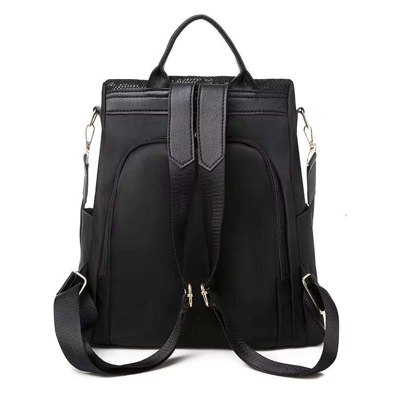 Capacity Women Oxford Cloth Backpacks High Quality Sequin Grid School For Teenage Girls Ladies Bagpack Travel Shoulder Bag