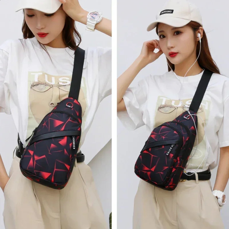 Shoulder Crossbody Bag for Men Short Travel Messenger Chest Light Outdoor Sport Recreation Lovers Single 250122