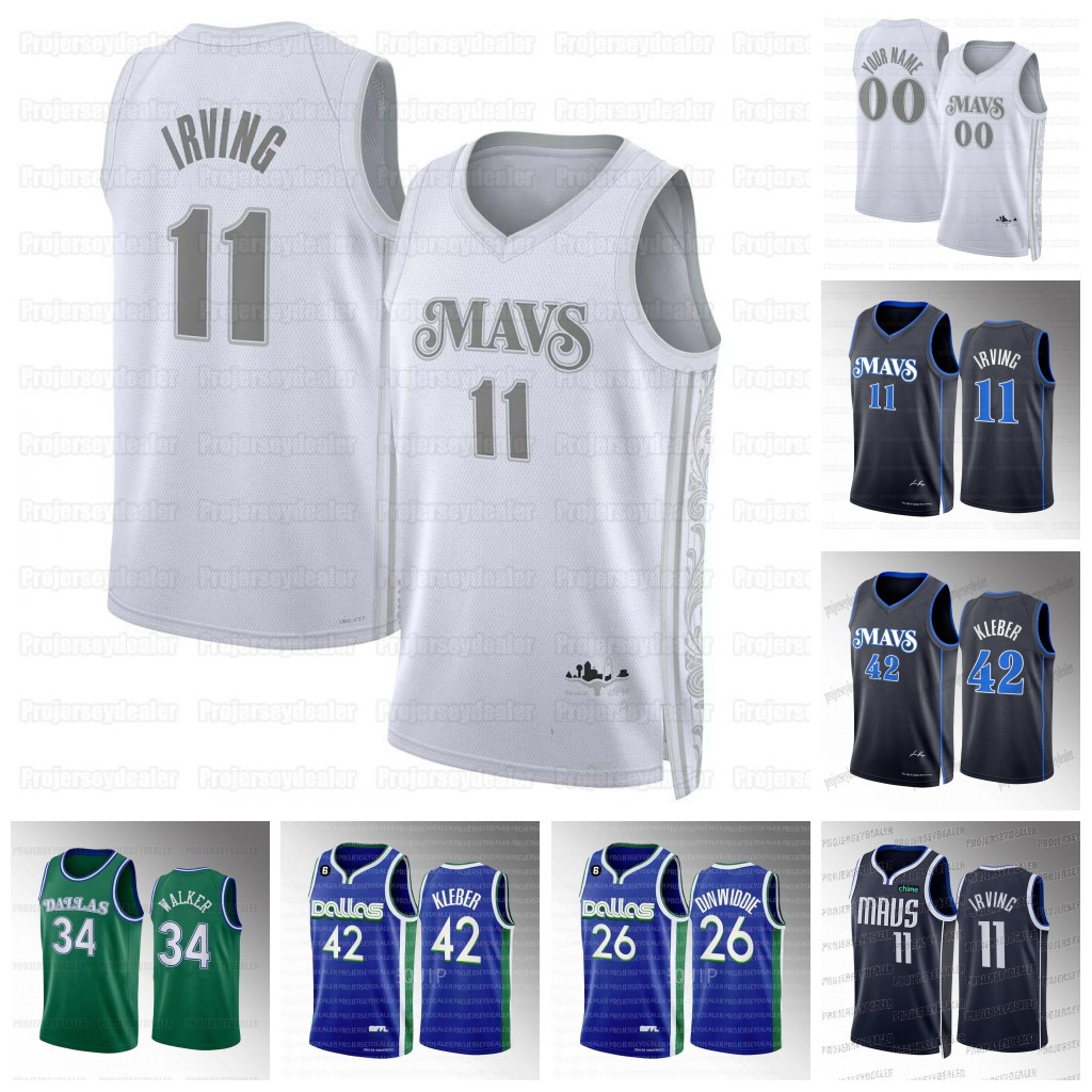 Klay 31 Thompson 2024-25 City Maverick Jerseys11 Irving Anthony 3 Davis 21 Gafford 42 Kleber 1 Hardy Powell Custom