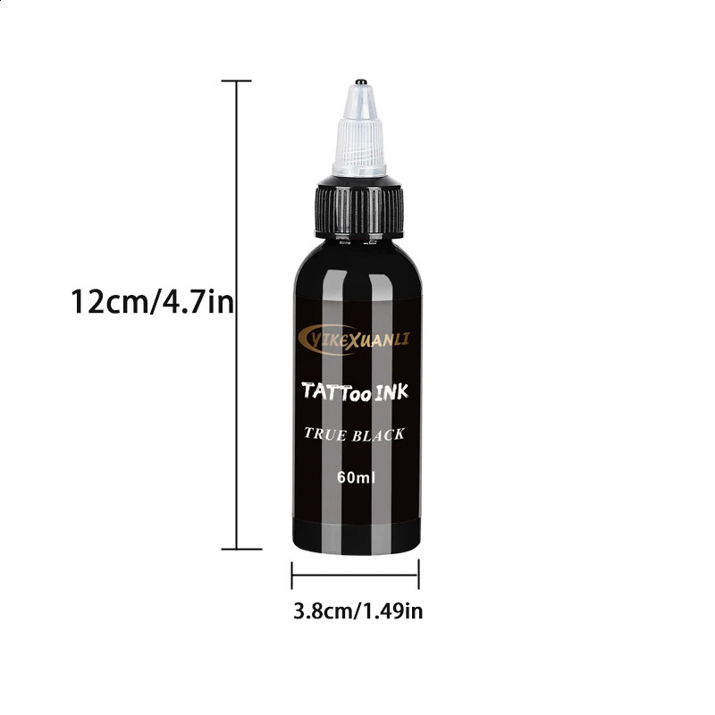 60ml white/black/red Tattoo Ink Pigment with box Body Art Tattoo Kit Professional Beauty Paints Makeup Tattoo Supplies permanent 250114