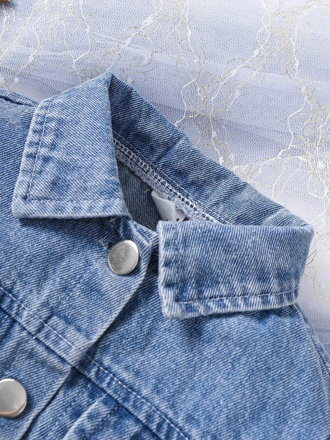 Baby Summer Comfortable Denim Casual Three Piece Set 250117