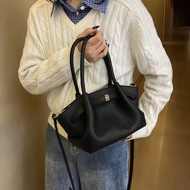 LEFTSIDE Small PU Leather Crossbody Bags Lady With Short Handle Shoulder Bag For Women 2024 New Designer Y2k Fashion Handbags