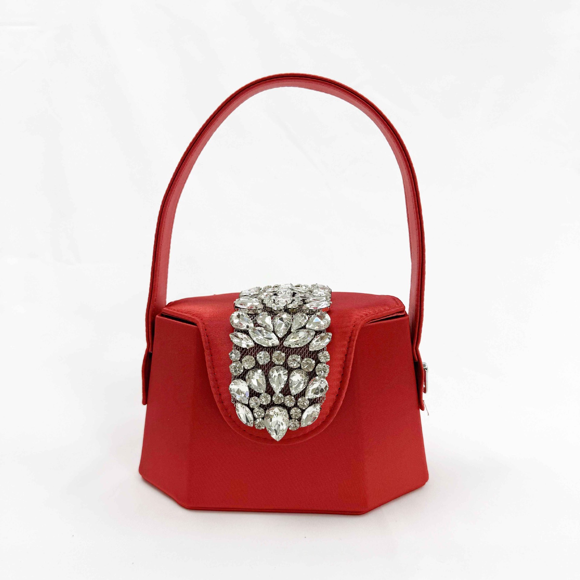New Style New Product Women's Handheld Banquet Macaron Diamond Set Celebrity Dress Small Square Chain Strap Cross Bag