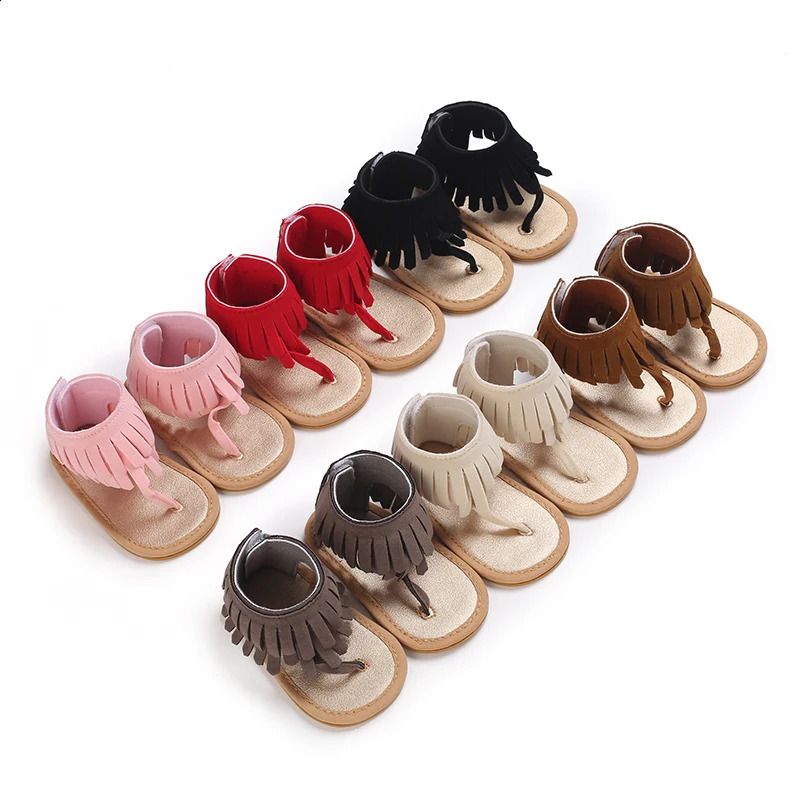 Fashion 0-18 Months borns Multicolor Rubber Non-slip Shoes Walking Shoes Prewalker Baby Summer Slipper Beach Casual Sandals 250118