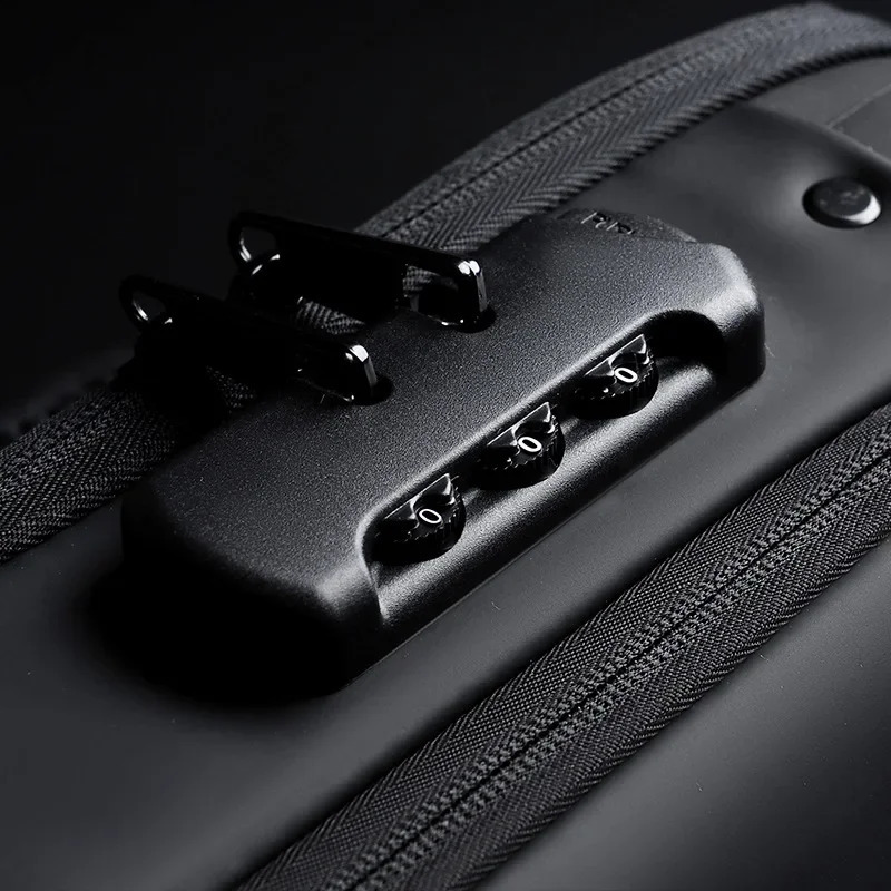 Customizable Antitheft Password Lock Motorcycle Men Bag With USB Charger Multifunctional Saddlebag Sports Waist 250122