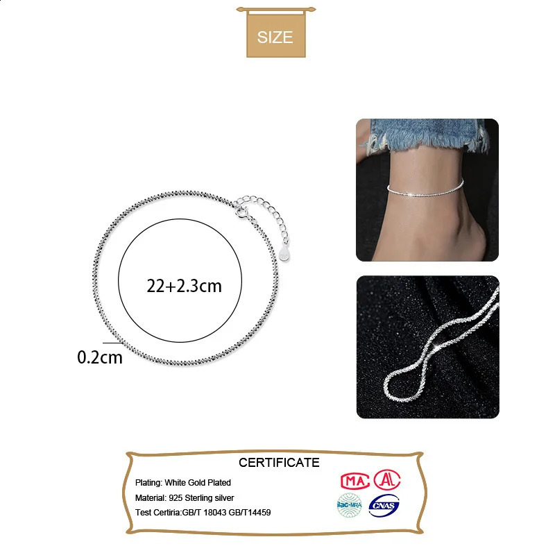 Trustdavis Minimalist 100% 925 sterling silver fashionable breathing chain necklace womens wedding silver 925 jewelry gift DA985 250110