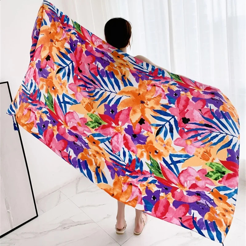 20 styles 90x180cm Cotton linen Summer Beach Dress Bikini Cover-ups Sarong Wrap Scarf Women Brazilian Swimsuit Bathing Cover Up 250120ww
