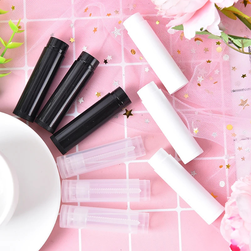 100pcs 5ml empty lipstick bottle lip gloss tube lip balm tube container with cap 250121