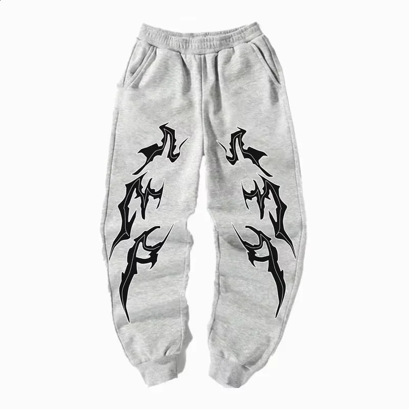 Mens Dark Brown Thorns Totem Casual Sweatpants - Elastic Fabric Drawstring Belt Geometric Pattern Perfect for Four Seasons 250116