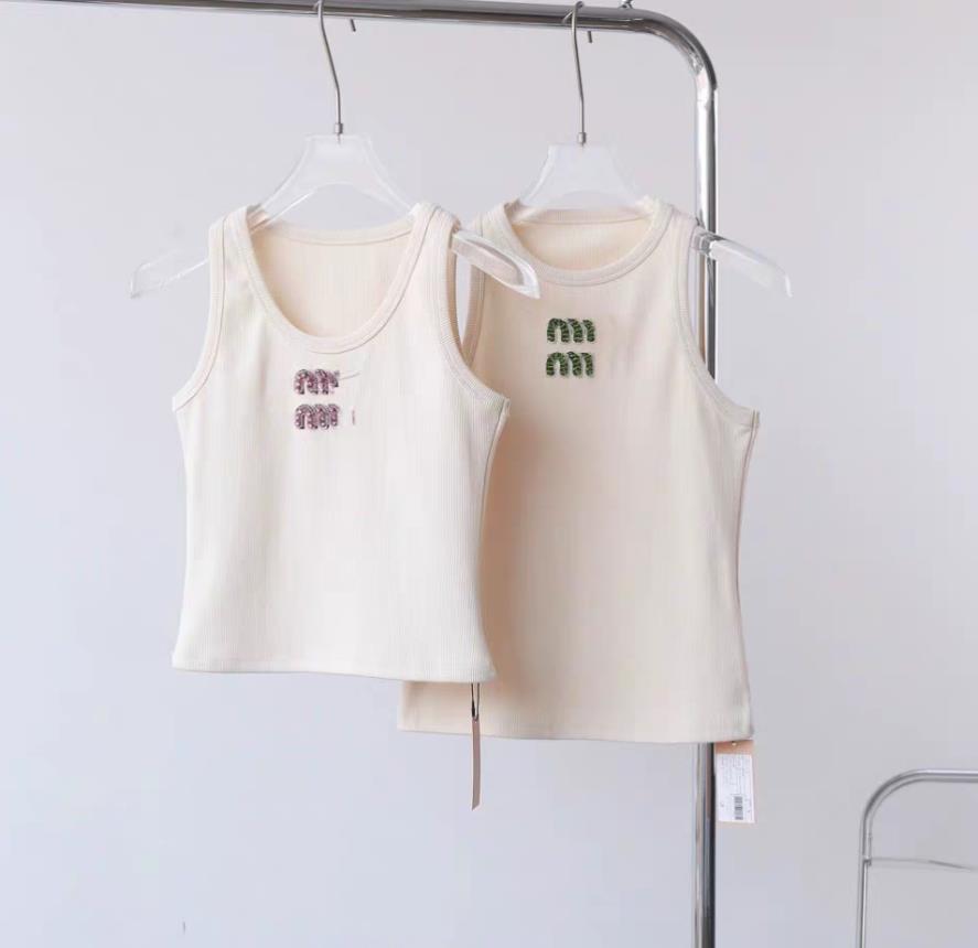Womens Sleeveless Clothes mm T Shirt Sexy Halter Tops Party Crop Top Tank Spring Summer Backless Shirt Diamond-studded Short Beige Suspender Foundatio