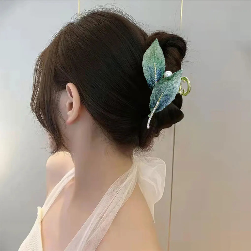 Elegant Metal Hair Clip Butterfly Flower Clips For Women Hairstyles Pearl Hair Clip Hair Clips Women 250120