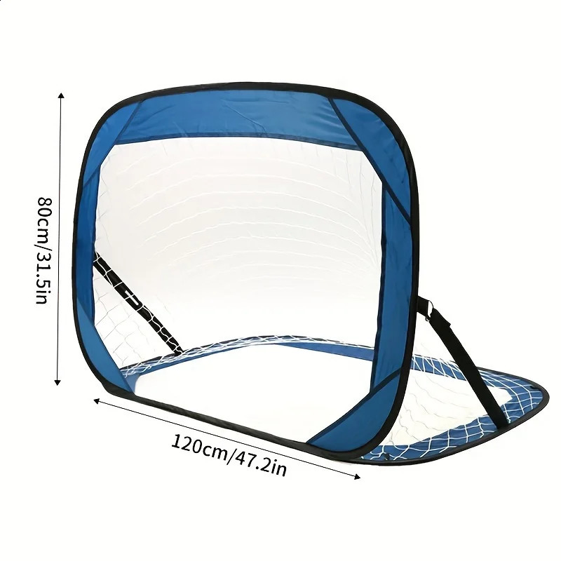 1-Set Portable Soccer Goal Indoor and Outdoor Training - Complete Beach Soccer Net and Football Training Equipment 250117