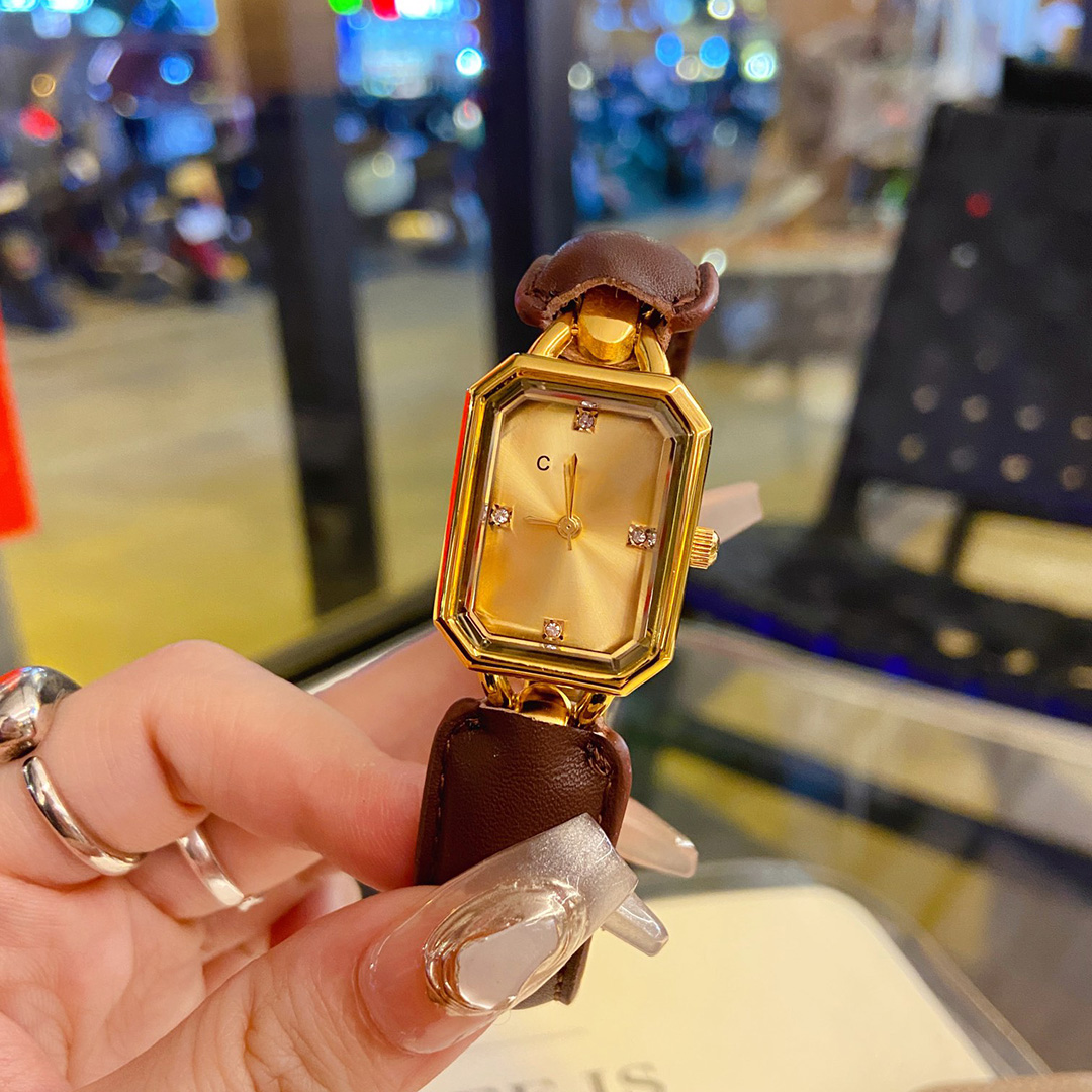 Watch designer watch Luxury Watches women watch designer coral Leather straps Dinner straps Travel Wear High Quality diamond Box 8 styles Watch very good