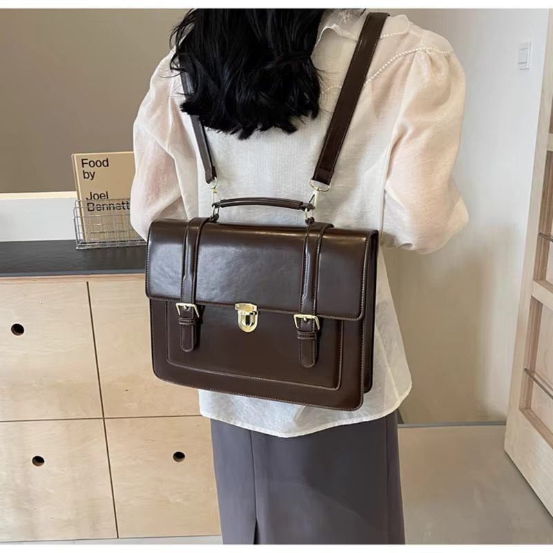 Lovely Japan Style Girls Lolita JK Backpacks Satchels Female Students School Press Locks Briefcases Handbags Messenger Bags