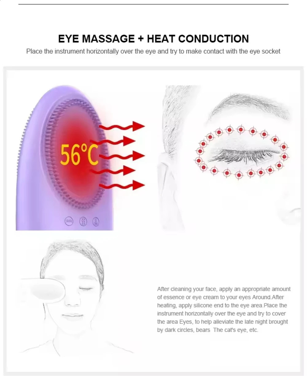 Beauty massage tool for face and neck facial tool metal rolling head 250121