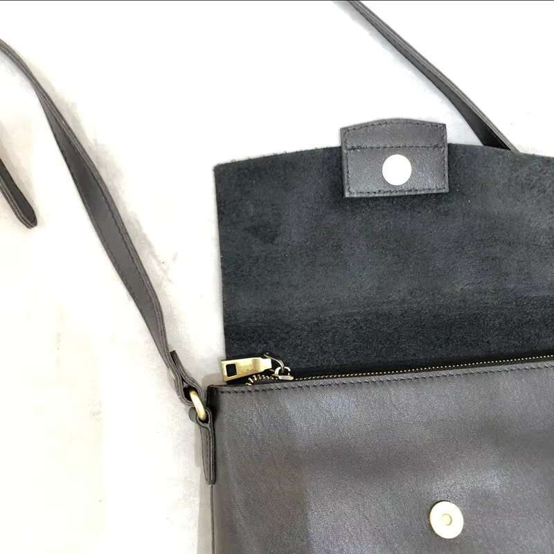 Women 100% Genuine Leather Messenger Bags High Quality Natural Cowhide Flap Pocket Handbags Purses Ladies Shoulder Crossbody Bag