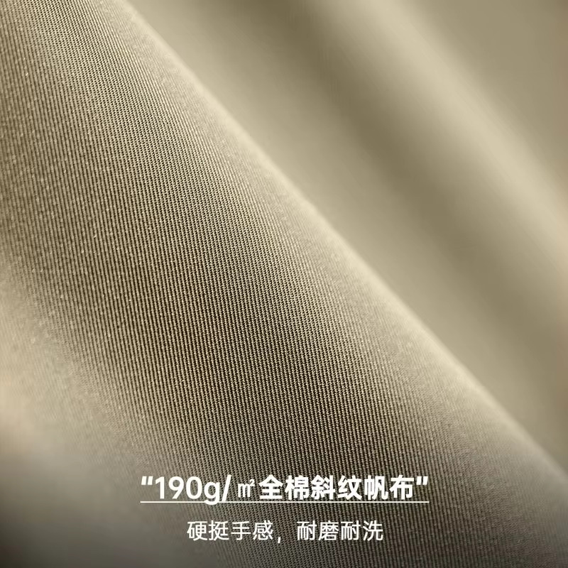 Maden Vintage Corduroy Collar Cotton Padded Safari Jacket Thickened Warm Coat For Men's Fall And Winter Versatile Overcoat