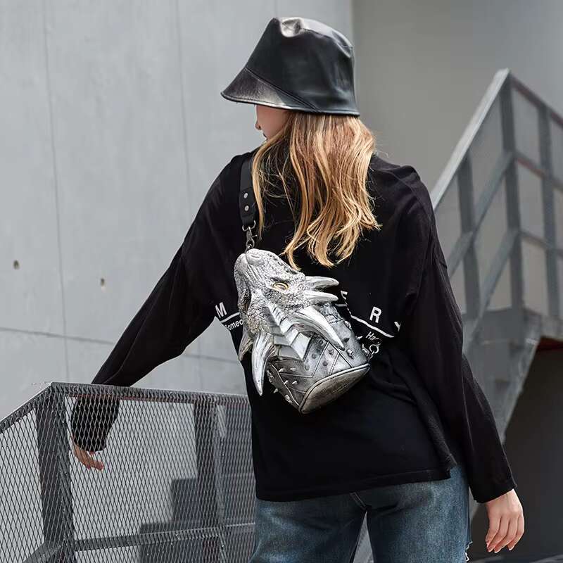 2023 Trend 3D Dragon Head Crossbody For Women Vintage Casual Bag Fashion Shoulder Bags Ladies Handbags Purse