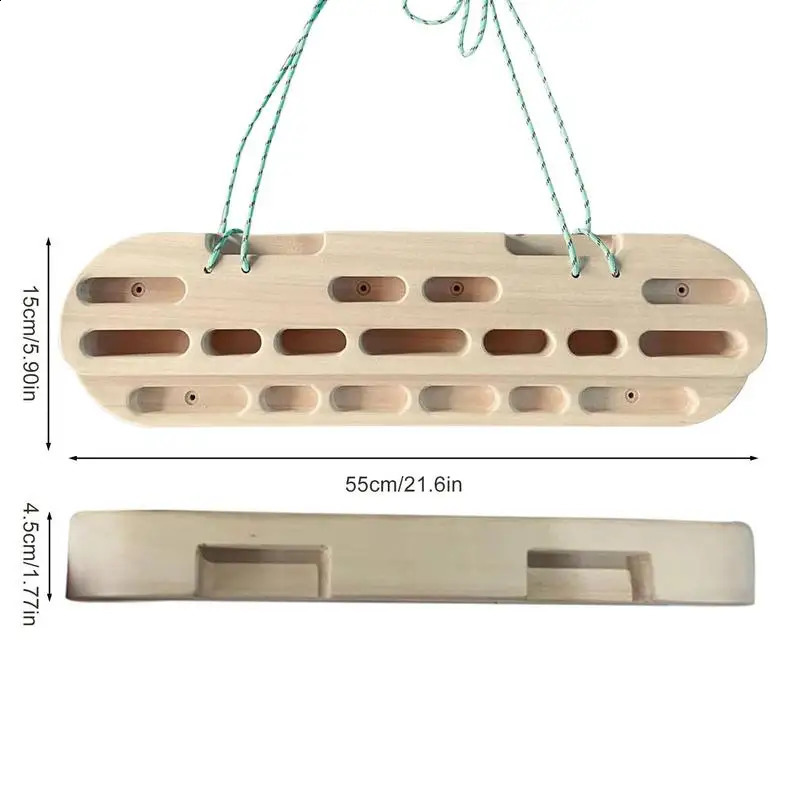 Indoor Rock Climbing Fingerboard Strength Rock Board Finger Back shoulder training Pull Up Fingerboard Harness Tools Hangboard 250118