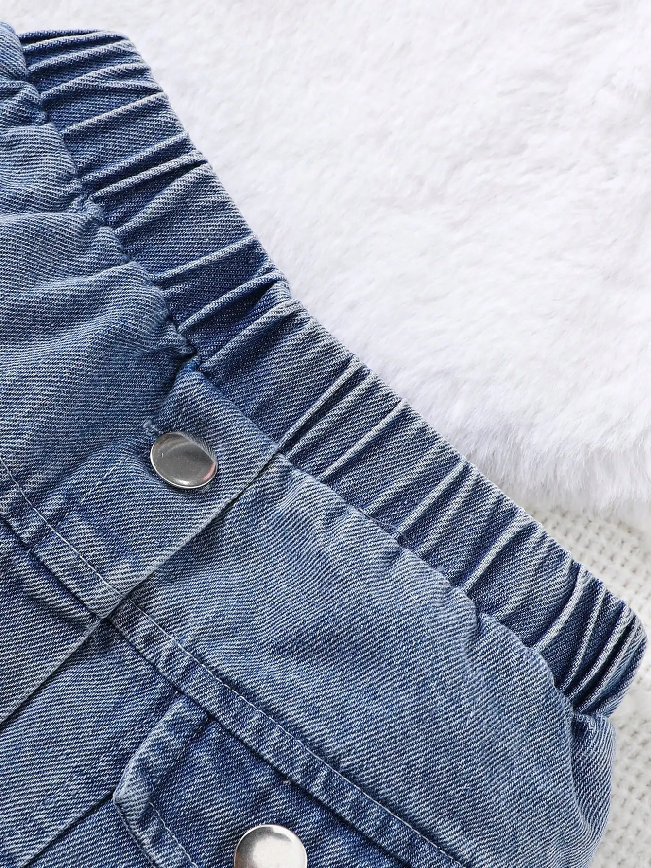 Baby Summer Comfortable Denim Casual Three Piece Set 250117