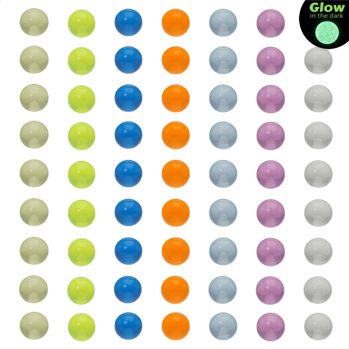 50Pcs Dark Glow Acrylic Piercing Balls Part Replacement for Body Jewelry Belly Ring Eyebrow Labret Tongue Nipple Barbell Beads 250110