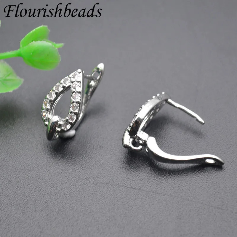 Variou Shape Gold Silver Color Earring Hooks Fit Dangle Earrings Making Jewelry Findings 30pcs/lot 250117