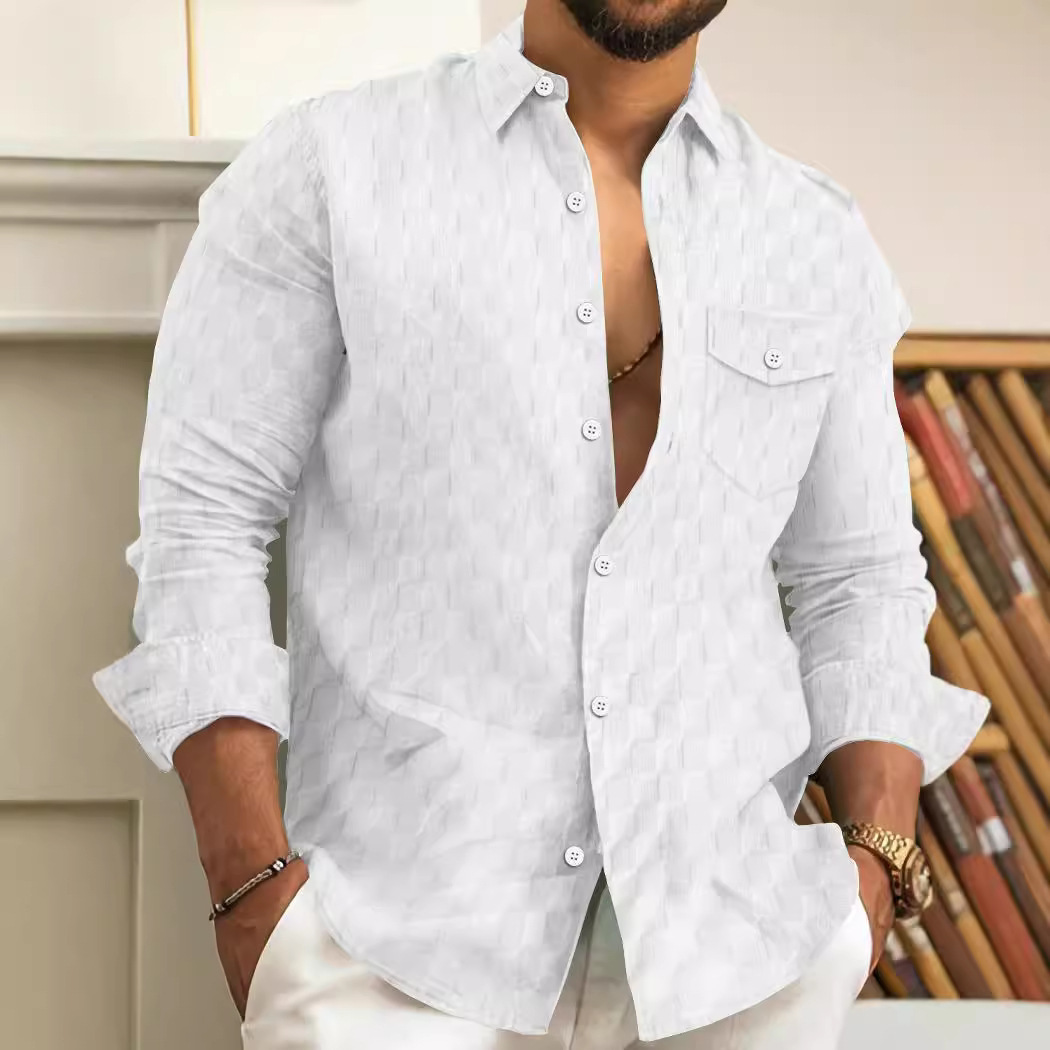 mens designer t shirt clothing T-shirts Fashion Shirt Black White Fashion Men Tees luxury Clothing Dress Shirts Business Casual Long Sleeve Shirt Shir