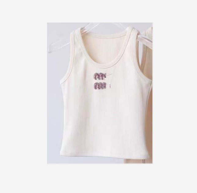 Womens Sleeveless Clothes mm T Shirt Sexy Halter Tops Party Crop Top Tank Spring Summer Backless Shirt Diamond-studded Short Beige Suspender Foundatio