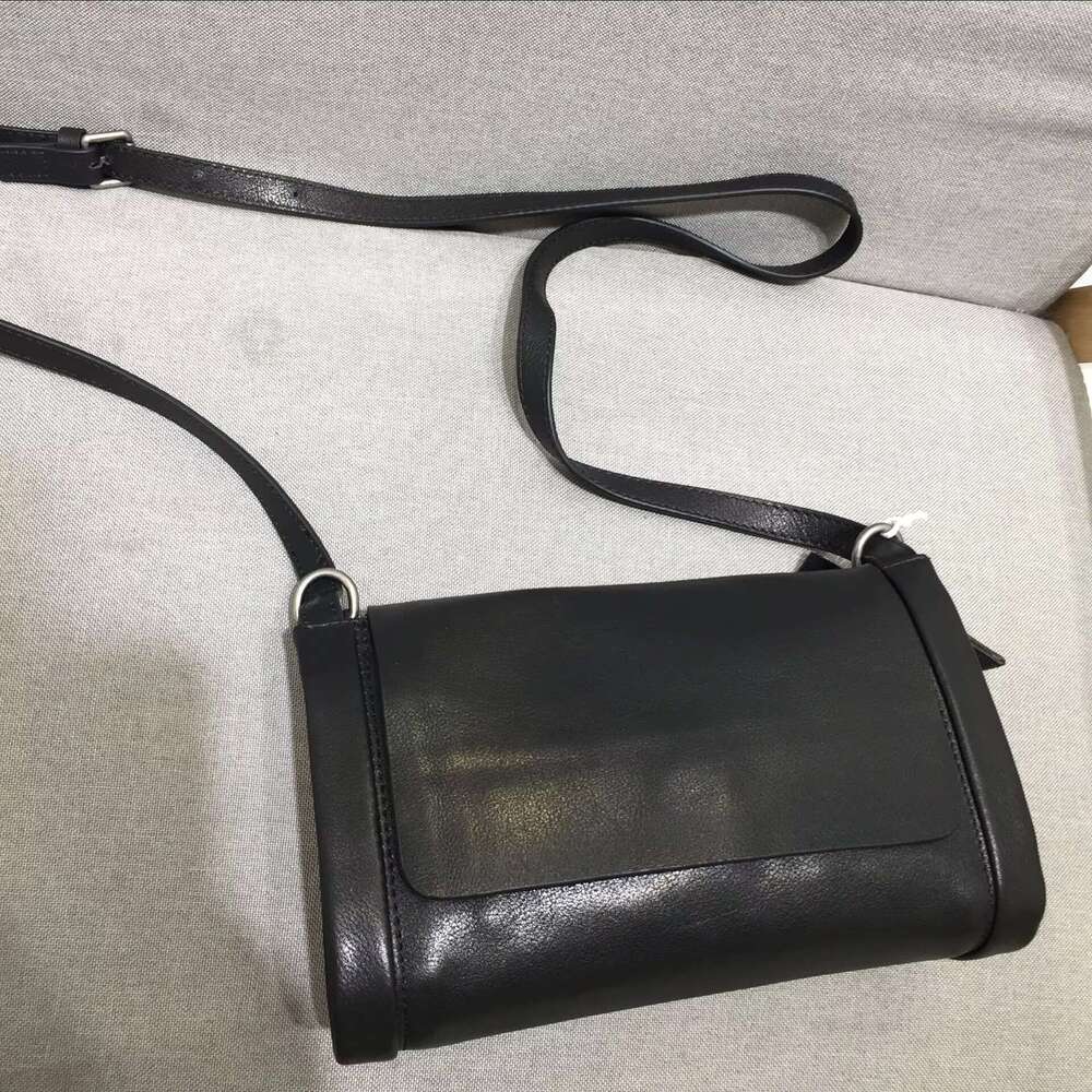 Vintage Genuine Leather Top Layer Cowhide Handmade Casual Shoulder Crossbody Women's Small Bag