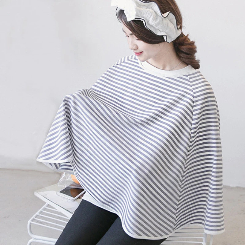 Breastfeeding Cover Cotton Breathable Maternity Privacy Apron Anti-lighting Outdoor Baby Carseat Feeding Nursing Cover Shawl 250117