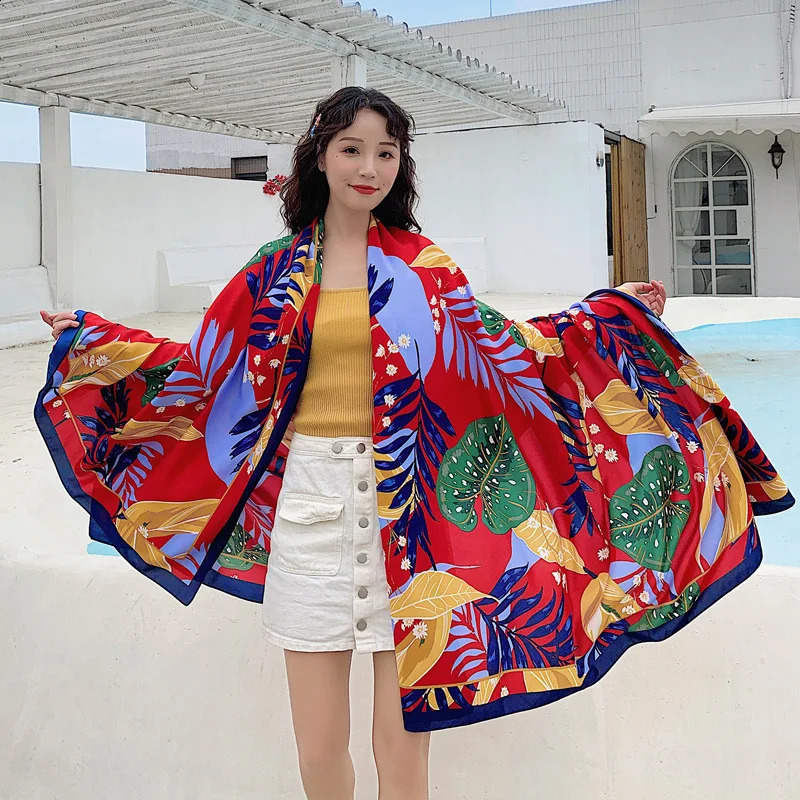 Large Size Vintage Ethnic Style Scarf Women Sun Shade Retro Cotton Tapestry Pashmina Yoga Shawl For Beach Travel Beach Tunic 250120