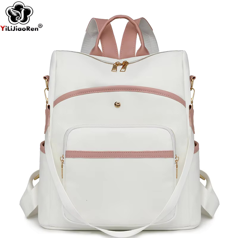 Fashion Backpacks Female Soft Leather Rucksack Women Knapsack Travel Bagpack Ladies Daypack Large Capacity School Bags For Girls