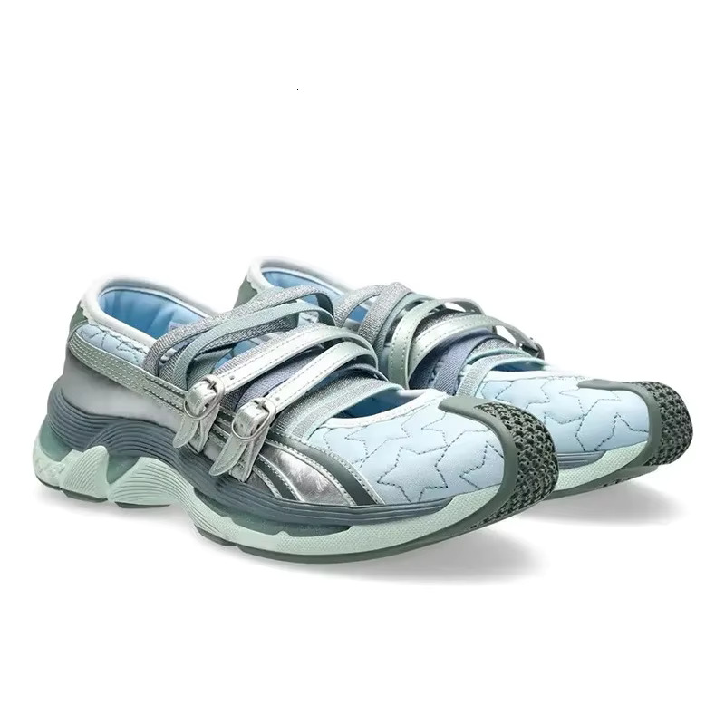 2024 Summer Internet Celebrity New Ballet Women's Flat Casual Single Hollow Straps Joint Sports Shoes