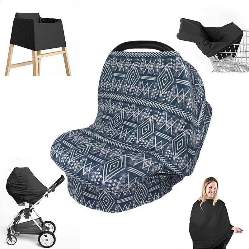 Multi Use Mother Breastfeeding Nursing Cover Baby Car Seat Cover Infant Stroller and Mommy Breastfeeding Baby Shower Gifts 250120
