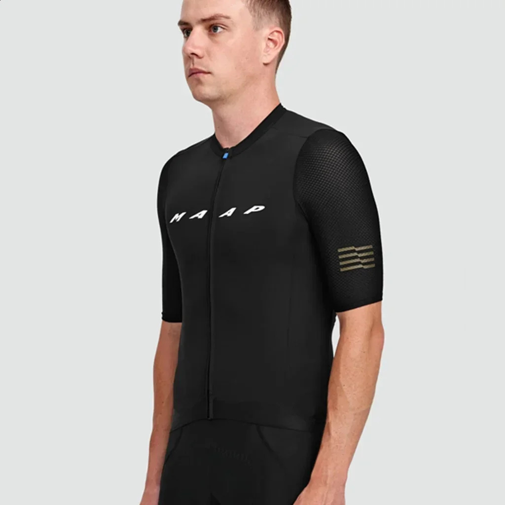 Pro Cycling Short Sleve Lightweight Jersey Maillot Ciclismo Hombre Breathable Quick Dry Bicycle Clothing Mountain Bike Tops 250117
