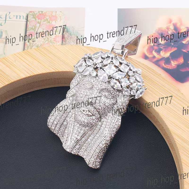 Custom Hip Hop Mens Jewelry Vvs Moissanite Iced Out Jesus Pendant 925 Sterling Silver 24k Gold Rapper Pendant Necklace locket necklaces