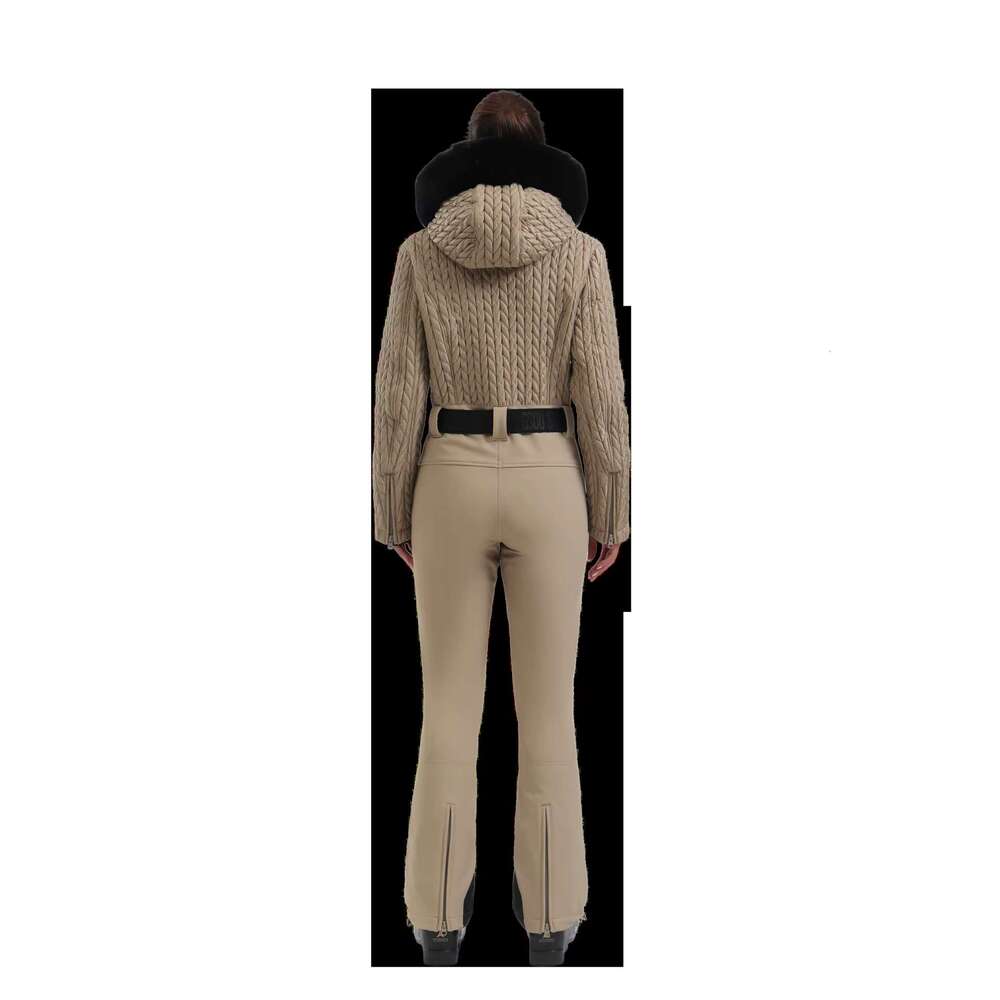 Women's Wear GSOU SNOW One-Piece Suit Thickened Thermal Overalls Snowboard Jacket Jumpsuits Slim Fitting Ski Set Wind Proof Waterproof