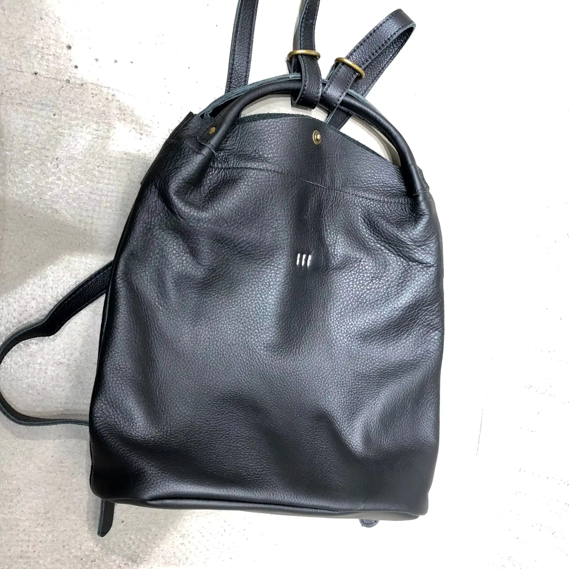 Genuine Leather Handmade Top Layer Cowhide Backpack For Women's Style Handbag