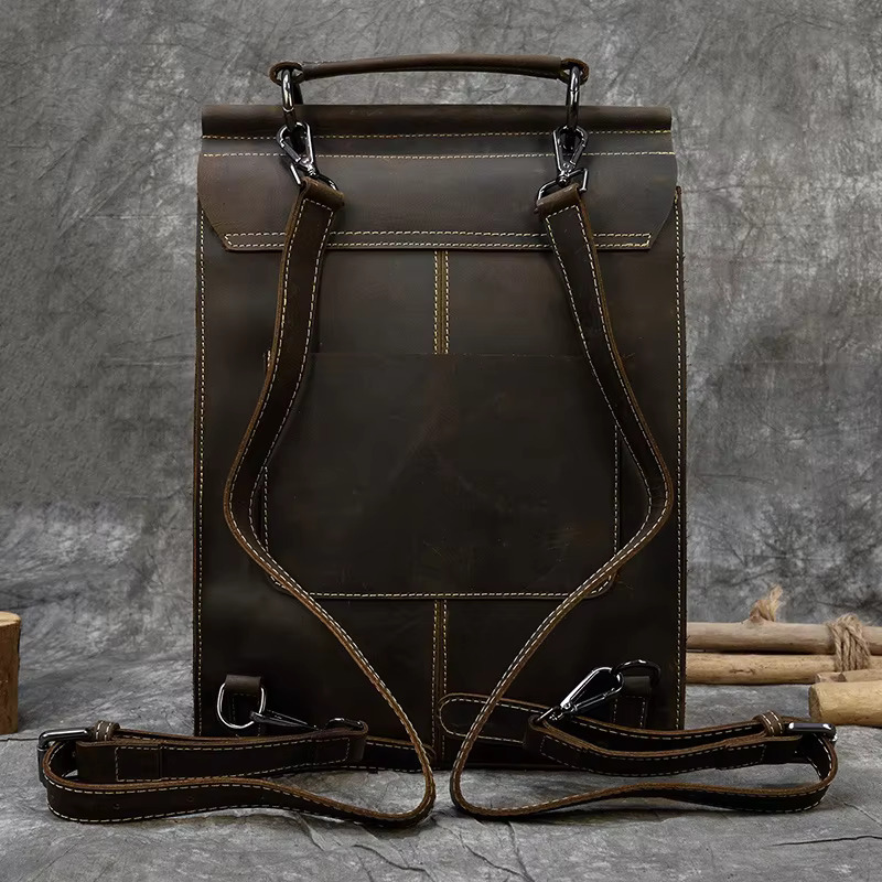 100% Genuine Sg Cover Shoulder Backpack Travel Bagpack Men Women Fashion Leather Daypack Real Cowskin