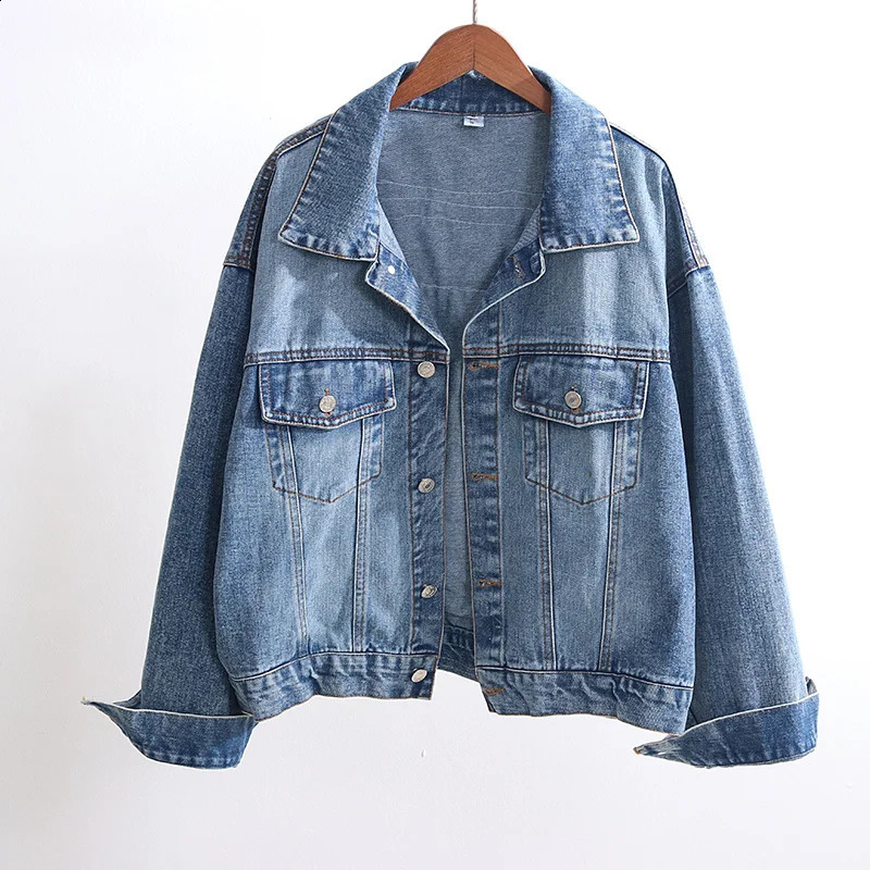 Boho Ethnic Style Sequins Beaded Tassel Vintage Flower Embroidery Women Jean Jacket Autumn Casual Loose Denim Coat Streetwear 250116