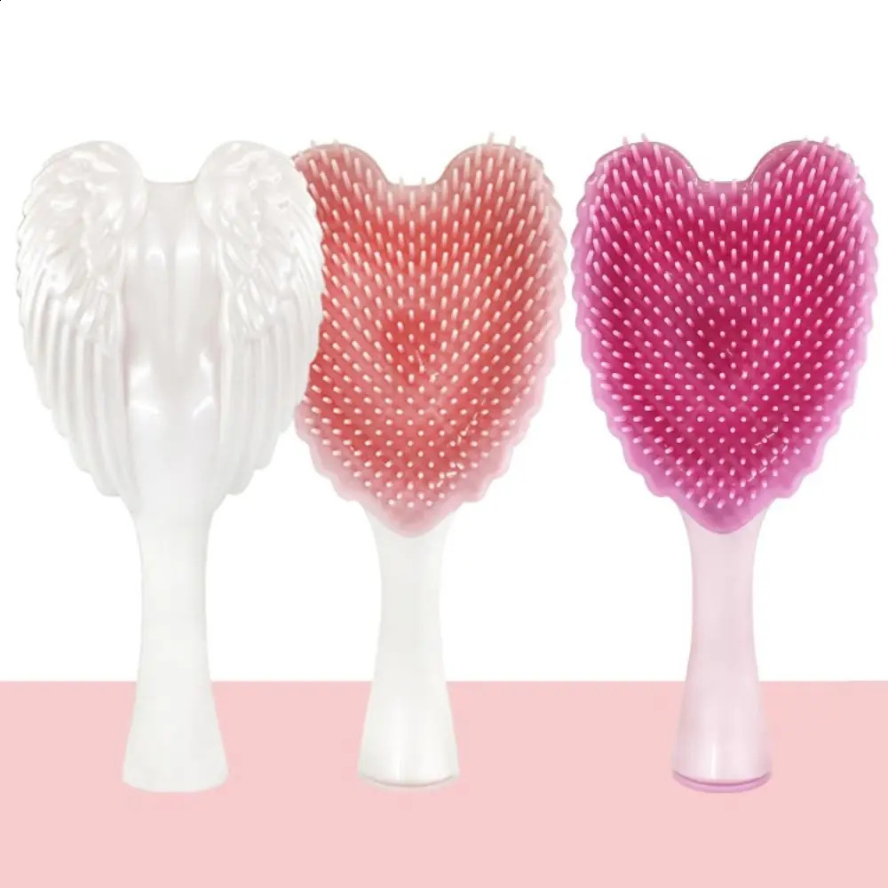Anti Tangle Hair Brush Cute Professional Angel Hairdressing Styling Tool static Massage Comb Salon Hairdressing 250120