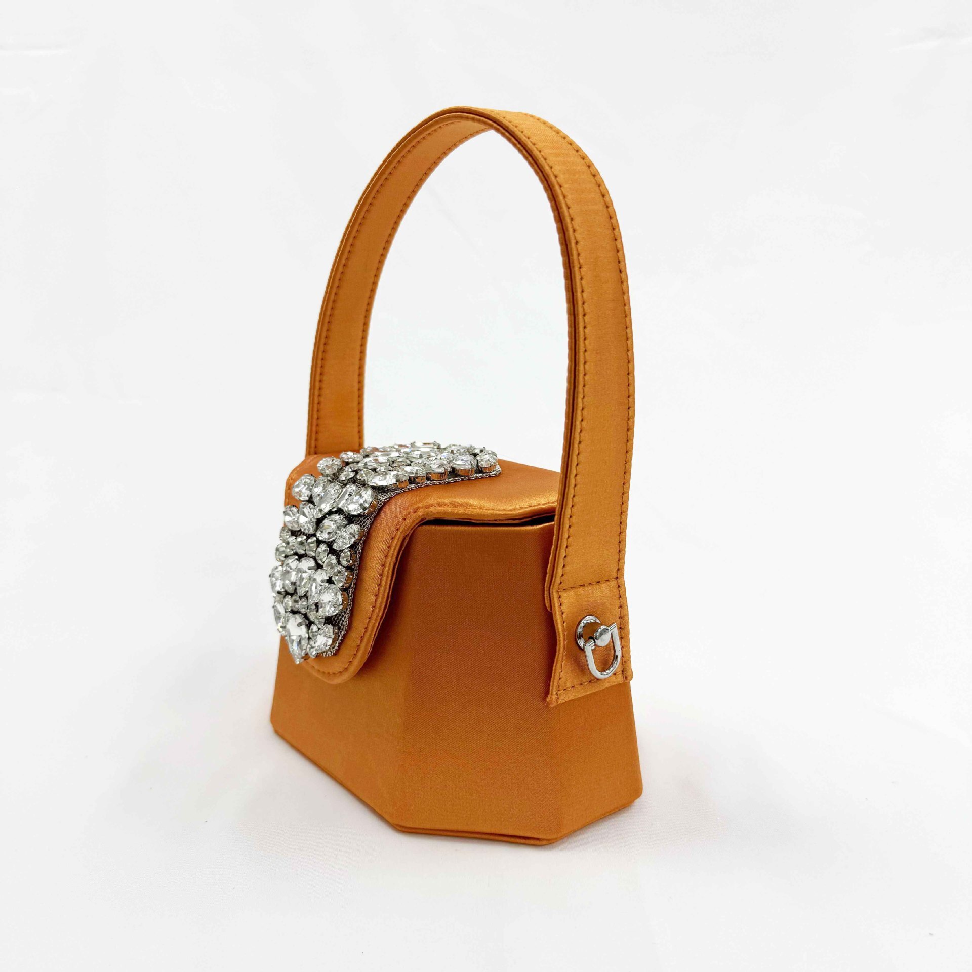 New Style New Product Women's Handheld Banquet Macaron Diamond Set Celebrity Dress Small Square Chain Strap Cross Bag