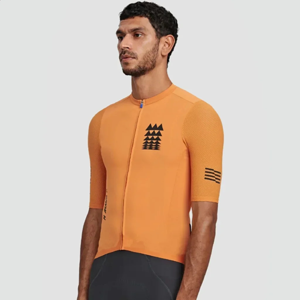 Pro Cycling Short Sleve Lightweight Jersey Maillot Ciclismo Hombre Breathable Quick Dry Bicycle Clothing Mountain Bike Tops 250117