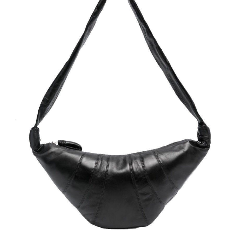 Croissant Classic Premium Sheepskin Bull Horn Bag Songbag Lazy Crossbag